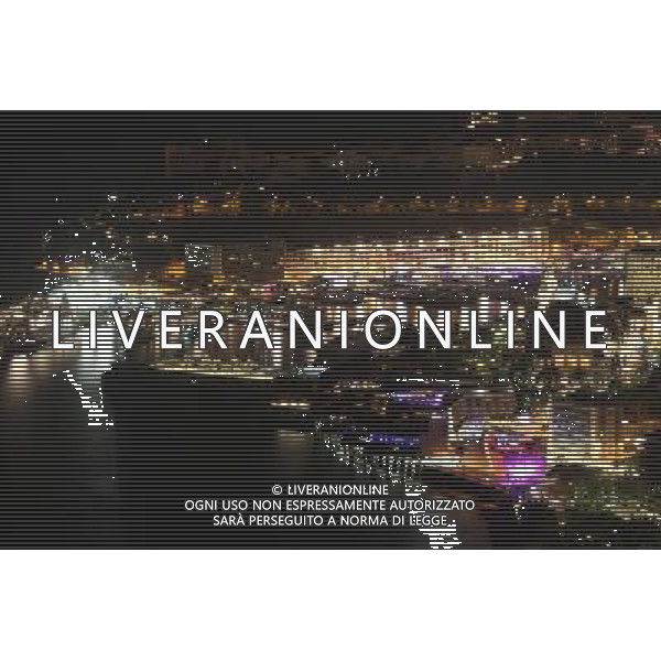 Scenic Monaco at night. 20.05.2013. Formula 1 World Championship, Rd 6, Monaco Grand Prix, Monte Carlo, Monaco, Monday - www.xpbimages.com, EMail: requests@xpbimages.com - copy of publication required for printed pictures. Every used picture is fee-liable. © Copyright: Schaber / XPB Images AG ALDO LIVERANI S A S ONLY ITALY