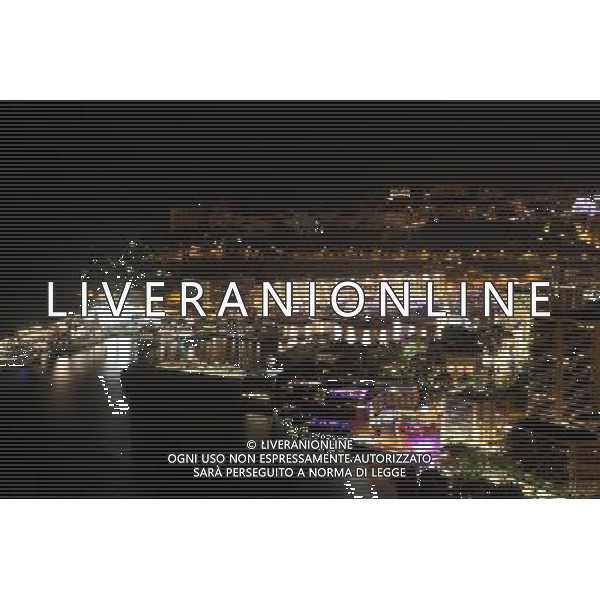 Scenic Monaco at night. 20.05.2013. Formula 1 World Championship, Rd 6, Monaco Grand Prix, Monte Carlo, Monaco, Monday - www.xpbimages.com, EMail: requests@xpbimages.com - copy of publication required for printed pictures. Every used picture is fee-liable. © Copyright: Schaber / XPB Images AG ALDO LIVERANI S A S ONLY ITALY