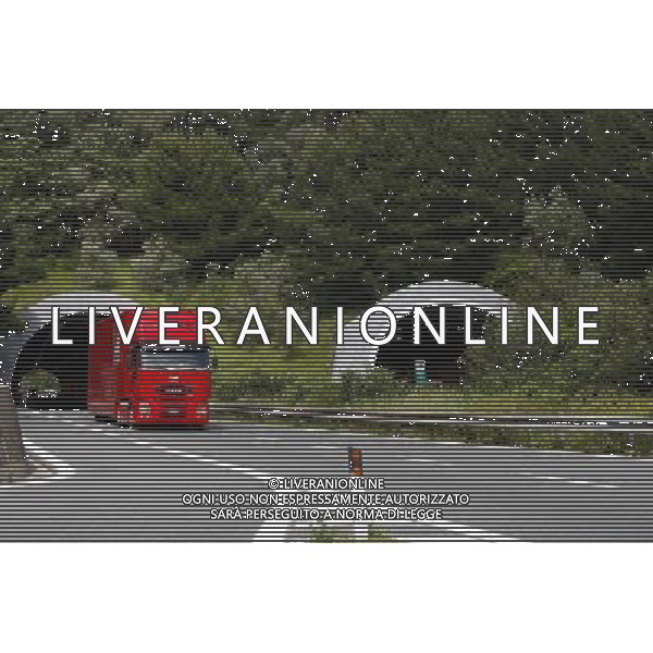 Ferrari truck heads to the paddock. 20.05.2013. Formula 1 World Championship, Rd 6, Monaco Grand Prix, Monte Carlo, Monaco, Monday - www.xpbimages.com, EMail: requests@xpbimages.com - copy of publication required for printed pictures. Every used picture is fee-liable. © Copyright: Schaber / XPB Images AG ALDO LIVERANI S A S ONLY ITALY