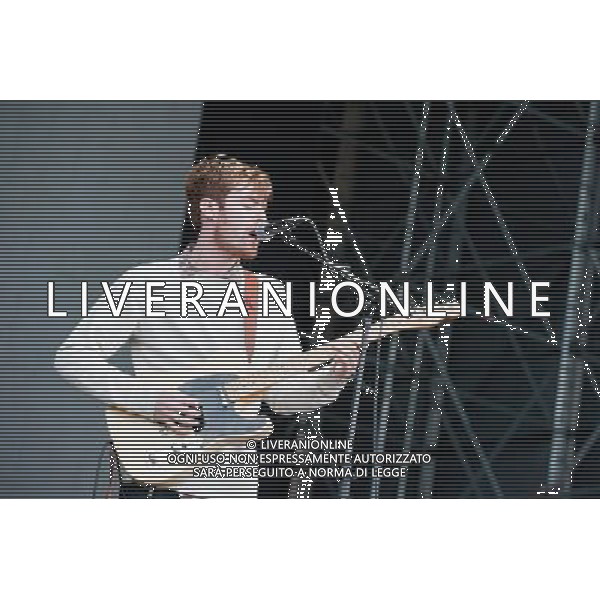 Picture shows Jack Tatum from Wild Nothing playing live at Primavera Sound Festival at Parc Del Forum Heineken Stage in Barcelona on the 23rd of May 2013. ©PHOTOSHOT/AGENZIA ALDO LIVERANI SAS - ITALY ONLY - EDITORIAL USE ONLY