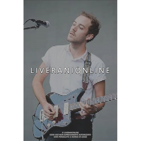 Picture shows Nathan Goodman from Wild Nothing playing live at Primavera Sound Festival at Parc Del Forum Heineken Stage in Barcelona on the 23rd of May 2013. ©PHOTOSHOT/AGENZIA ALDO LIVERANI SAS - ITALY ONLY - EDITORIAL USE ONLY