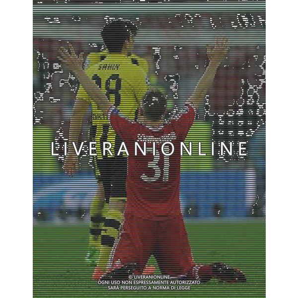 UEFA Champions League 2012/2013 Finale Londra - 25.05.2013 Borussia Dortmund-Bayern Monaco Nella Foto:festa bayern al fischio finale /Ph.Vitez-Ag. Aldo Liverani