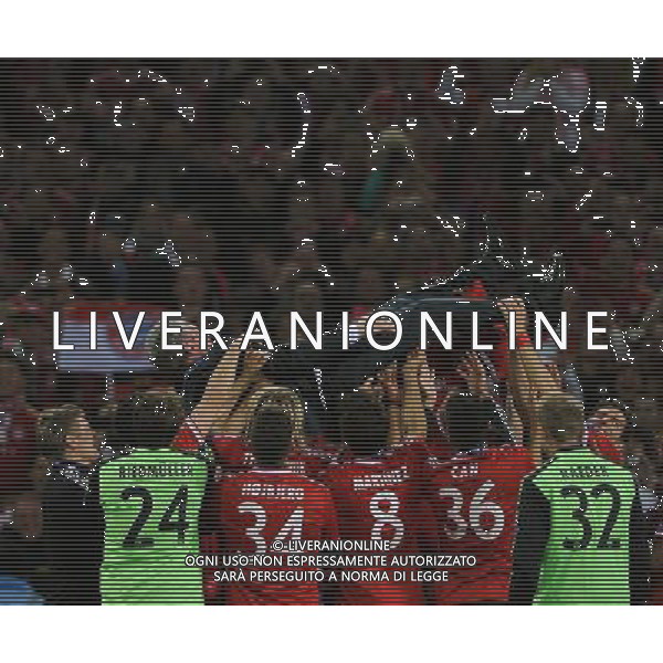 UEFA Champions League 2012/2013 Finale Londra - 25.05.2013 Borussia Dortmund-Bayern Monaco Nella Foto:i giocatori festeggiano heynckes /Ph.Vitez-Ag. Aldo Liverani