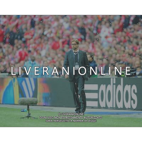Borussia Dortmund\'s Manager Jurgen Klopp (Photo by Chris Vaughan/CameraSport) Football - UEFA Champions League Final - Borussia Dortmund v Bayern Munich - Saturday 25th May 2013 - Wembley - London © CameraSport - 43 Linden Ave. Countesthorpe. Leicester. England. LE8 5PG - Tel: +44 (0) 116 277 4147 - admin@camerasport.com - www.camerasport.com AG ALDO LIVERANI S A S ONLY ITALY