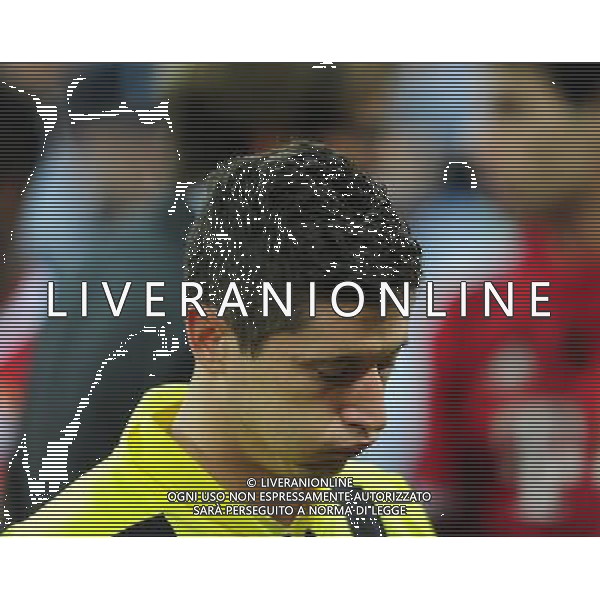 Borussia Dortmund\'s Robert Lewandowski looks dejected at the final whistle (Photo by Chris Vaughan/CameraSport) Football - UEFA Champions League Final - Borussia Dortmund v Bayern Munich - Saturday 25th May 2013 - Wembley - London © CameraSport - 43 Linden Ave. Countesthorpe. Leicester. England. LE8 5PG - Tel: +44 (0) 116 277 4147 - admin@camerasport.com - www.camerasport.com AG ALDO LIVERANI S A S ONLY ITALY