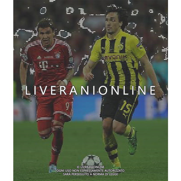 UEFA Champions League 2012/2013 Finale Londra - 25.05.2013 Borussia Dortmund-Bayern Monaco Nella Foto:Hummels Mats-Mandzukic Mario /Ph.Vitez-Ag. Aldo Liverani