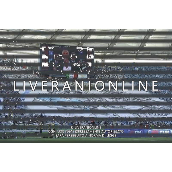 Roma - 26/05/2013 - Stadio Olimpico - Finale TIM CUP 2012-2013 - AS Roma vs SS Lazio - nella foto: coreografia curva nord Â© Fabrizio Corradetti - Ag. Aldo Liverani sas