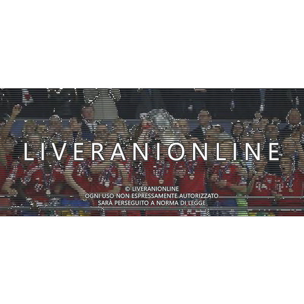 (130526) -- LONDON, May 26, 2013 () -- Players of Bayern Munich celebrate during the awarding ceremony for the UEFA Champions League final football match between Borussia Dortmund and Bayern Munich at Wembley Stadium in London, Britain on May 25, 2013. Bayern Munich claimed the title with 2-1.(/Wang Lili) ©Photoshot/AGENZIA ALDO LIVERANI SAS-ITALY ONLY - EDITORIAL USE ONLY
