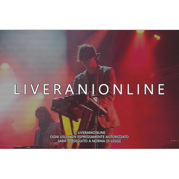 Picture shows Liars playing live at Primavera Sound Festival at Parc Del Forum in Barcelona on the 25th of May 2013. Photographer: Gaelle Beri /AGENZIA ALDO LIVERANI SAS-ITALY ONLY - EDITORIAL USE ONLY
