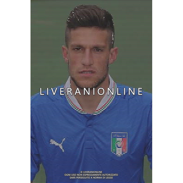 Campionati Europei UEFA Under 21 Ritiro Nazionale Italiana Carnago (VA) - 28.05.2013 Foto di Gruppo e Testine Italia U21 Nella Foto:Biraghi Cristiano /Ph.Vitez-Ag. Aldo Liverani