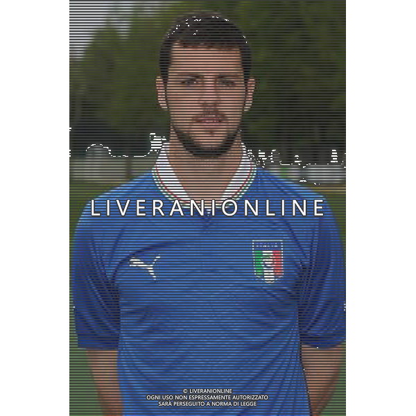 Campionati Europei UEFA Under 21 Ritiro Nazionale Italiana Carnago (VA) - 28.05.2013 Foto di Gruppo e Testine Italia U21 Nella Foto:Destro Mattia /Ph.Vitez-Ag. Aldo Liverani