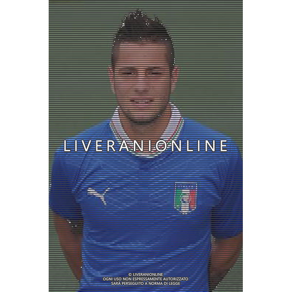 Campionati Europei UEFA Under 21 Ritiro Nazionale Italiana Carnago (VA) - 28.05.2013 Foto di Gruppo e Testine Italia U21 Nella Foto:Fedato Francesco /Ph.Vitez-Ag. Aldo Liverani