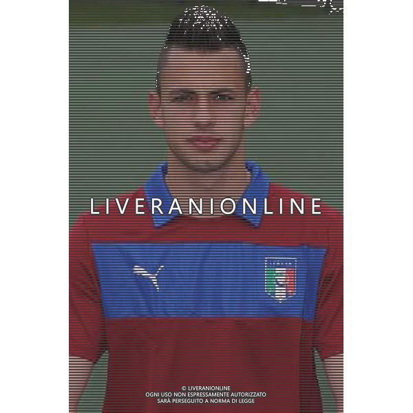 Campionati Europei UEFA Under 21 Ritiro Nazionale Italiana Carnago (VA) - 28.05.2013 Foto di Gruppo e Testine Italia U21 Nella Foto:Leali Nicola /Ph.Vitez-Ag. Aldo Liverani