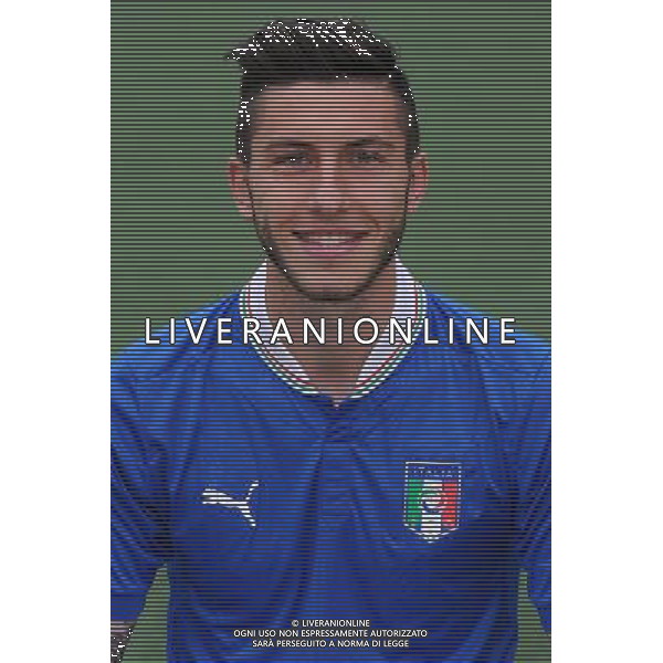 Campionati Europei UEFA Under 21 Ritiro Nazionale Italiana Carnago (VA) - 28.05.2013 Foto di Gruppo e Testine Italia U21 Nella Foto:Marrone Luca /Ph.Vitez-Ag. Aldo Liverani