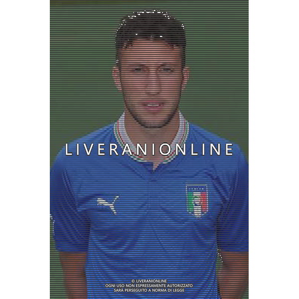 Campionati Europei UEFA Under 21 Ritiro Nazionale Italiana Carnago (VA) - 28.05.2013 Foto di Gruppo e Testine Italia U21 Nella Foto:Regini Vasco /Ph.Vitez-Ag. Aldo Liverani