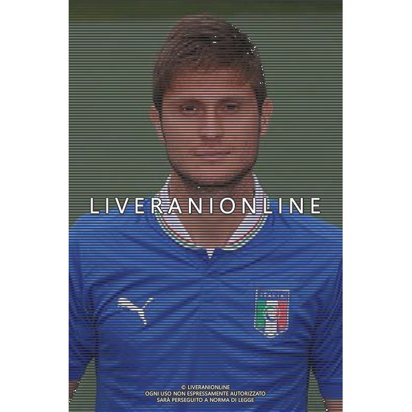 Campionati Europei UEFA Under 21 Ritiro Nazionale Italiana Carnago (VA) - 28.05.2013 Foto di Gruppo e Testine Italia U21 Nella Foto:Romagnoli Simone /Ph.Vitez-Ag. Aldo Liverani