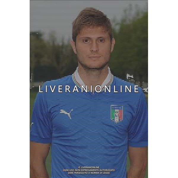 Campionati Europei UEFA Under 21 Ritiro Nazionale Italiana Carnago (VA) - 28.05.2013 Foto di Gruppo e Testine Italia U21 Nella Foto:Romagnoli Simone /Ph.Vitez-Ag. Aldo Liverani