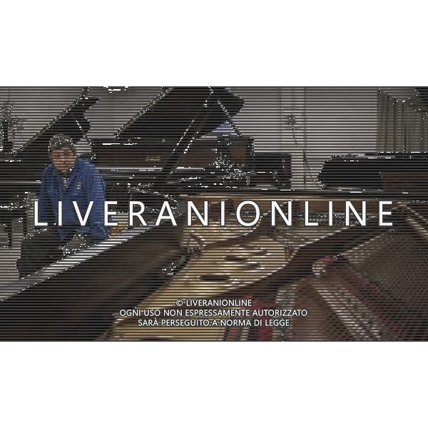 (130528) -- NANJING, May 28, 2013 () -- Photo taken on May 8, 2013 shows Zhang Gangning, a piano maker, looks at a piano he made in Nanjing, capital of east China\'s Jiangsu Province. Zhang\'s interest in piano-making started 13 years ago. After shooting pictures for Richard Clayderman\'s concert in 2000, he invested one million RMB (about 163,100 U.S. dollars) he earned through his photo business into piano making. Eight months after Zhang started, he finally successfully made his first piano -- an upright piano whose timbre was not that satisfactory. Zhang invested more into his piano-making dream, even including his own house, all because he wanted to make a grand piano that can compete with the world\'s top pianos. In October 2006, Zhang brought his first grand piano to Music China international instrument exhibition in east China\'s Shanghai Municipality. There Zhang\'s piano caught the eye of Paul Davis, a British pianist, who held a special concert using Zhang\'s piano later. In January 2012, Zhang went to the 110th National Association of Music Merchants (NAMM) Show in Los Angeles, the United States.Currently Zhang is working on the fourth generation of his grand piano. (/Yang Lei)(wjq) ©photoshot/AGENZIA ALDO LIVERANI SAS - ITALY ONLY - Zhang Gangning, un artigiano costruttore di pianoforti a Nanchino, capitale della Cina orientale della provincia di Jiangsu. Zhang sta lavorando alla quarta generazione del suo pianoforte a coda - Nanjing, 28 maggio 2013