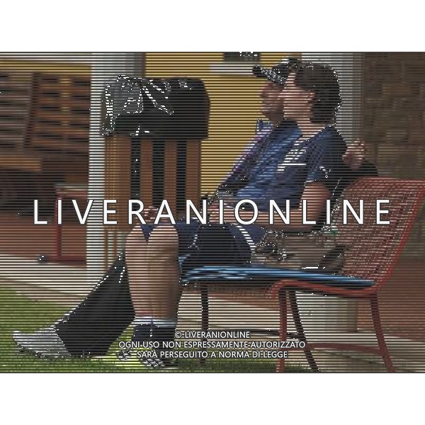 Raduno Nazionale Italiana Firenze - 29.05.2013 Allenamento Nella Foto: riccardo montolivo saluta un ex allenatore /Ph.Vitez-Ag. Aldo Liverani