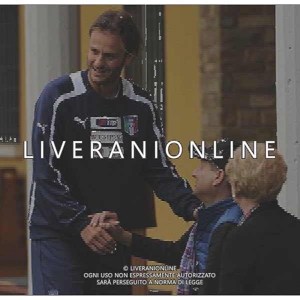 Raduno Nazionale Italiana Firenze - 29.05.2013 Allenamento Nella Foto: alberto gilardino saluta un ex allenatore /Ph.Vitez-Ag. Aldo Liverani