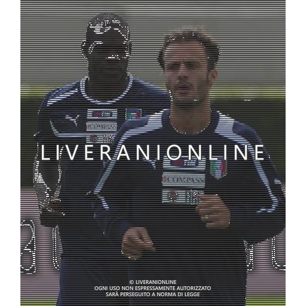 Raduno Nazionale Italiana Firenze - 29.05.2013 Allenamento Nella Foto:balotelli mario e alberto gilardino /Ph.Vitez-Ag. Aldo Liverani