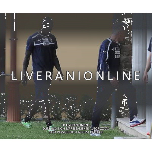 Raduno Nazionale Italiana Firenze - 29.05.2013 Allenamento Nella Foto:mario balotelli lascia l\'allenamento /Ph.Vitez-Ag. Aldo Liverani