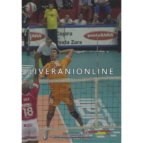 PIACENZA 27/09/04 CAMPIONATO DI PALLAVOLO SERIE A1 COPRA PIACENZA- ACQUA PARADISO MONTICHIARI NELLA FOTO GAVOTTO MAURO PH GIGI ARCAINI/AG.ALDO LIVERANI