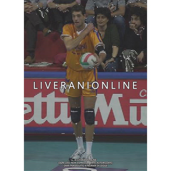 PIACENZA 27/09/04 CAMPIONATO DI PALLAVOLO SERIE A1 COPRA PIACENZA- ACQUA PARADISO MONTICHIARI NELLA FOTO KOSTANTINOV PLAMEN PH GIGI ARCAINI/AG.ALDO LIVERANI