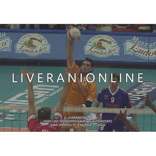 PIACENZA 27/09/04 CAMPIONATO DI PALLAVOLO SERIE A1 COPRA PIACENZA- ACQUA PARADISO MONTICHIARI NELLA FOTO KOSTANTINOV PLAMEN PH GIGI ARCAINI/AG.ALDO LIVERANI