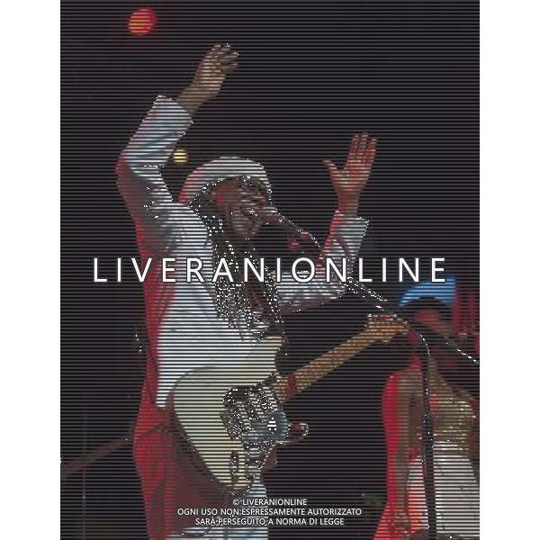 Chic performing at The Ritz, Manchester, England on 29th May 2013. Nile Rodgers, guitar / vocals. AG ALDO LIVERANI S A S ONLY ITALY