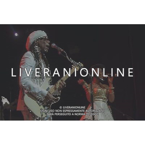 Chic performing at The Ritz, Manchester, England on 29th May 2013. Nile Rodgers, guitar / vocals. AG ALDO LIVERANI S A S ONLY ITALY