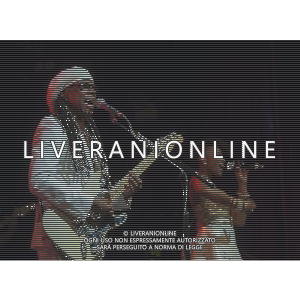 Chic performing at The Ritz, Manchester, England on 29th May 2013. Nile Rodgers, guitar / vocals. AG ALDO LIVERANI S A S ONLY ITALY