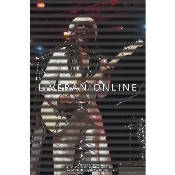 Chic performing at The Ritz, Manchester, England on 29th May 2013. Nile Rodgers, guitar / vocals. AG ALDO LIVERANI S A S ONLY ITALY