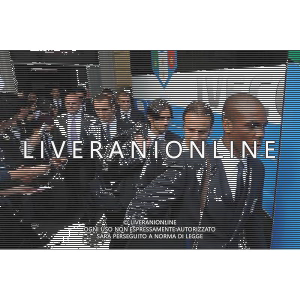 L\'ARRIVO DEI CALCIATORE DELLA NAZIONALE ITALIANA DI CALCIO ALLA STAZIONE DI BOLOGNA 30 MAGGIO 2013 NELLA FOTO OGBONNA, GILARDINO, AQUILANI E CHIELLINI ©SCHICCHI/AGENZIA ALDO LIVERANI SAS