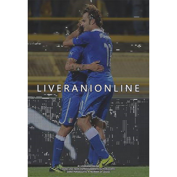 Gara Amichevole Bologna - 31.05.2013 Italia-San Marino Nella Foto:gilardino esulta con diamanti /Ph.Vitez-Ag. Aldo Liverani