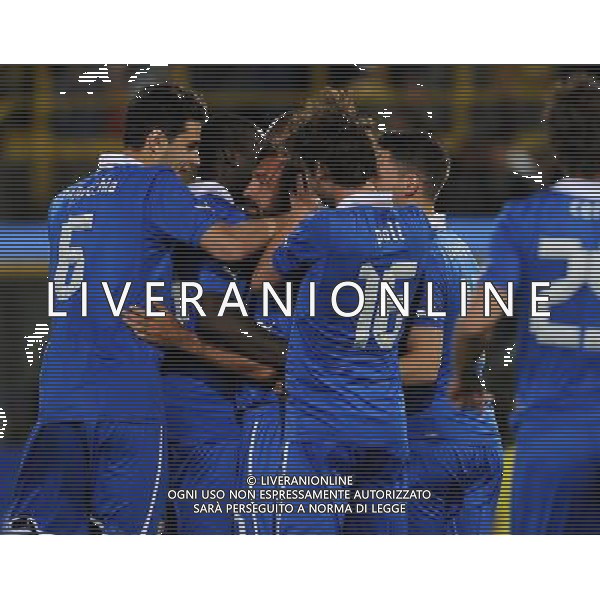 Gara Amichevole Bologna - 31.05.2013 Italia-San Marino Nella Foto:pirlo esulta /Ph.Vitez-Ag. Aldo Liverani