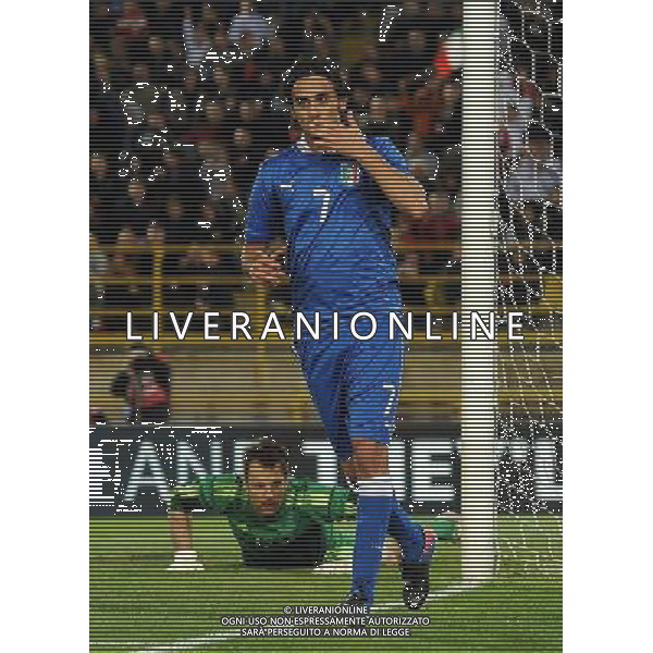 Gara Amichevole Bologna - 31.05.2013 Italia-San Marino Nella Foto:aquilani esulta /Ph.Vitez-Ag. Aldo Liverani