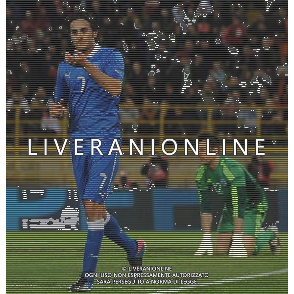 Gara Amichevole Bologna - 31.05.2013 Italia-San Marino Nella Foto:aquilani esulta /Ph.Vitez-Ag. Aldo Liverani