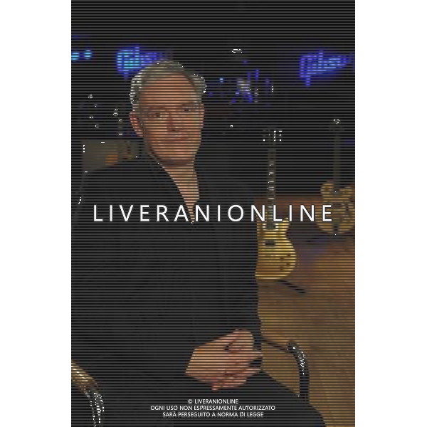 Feargal Sharkey on Neil McCormick\'s Needle Time for Vintage TV at Gibson Guitar Studios AG ALDO LIVERANI SAS ONLY ITALY