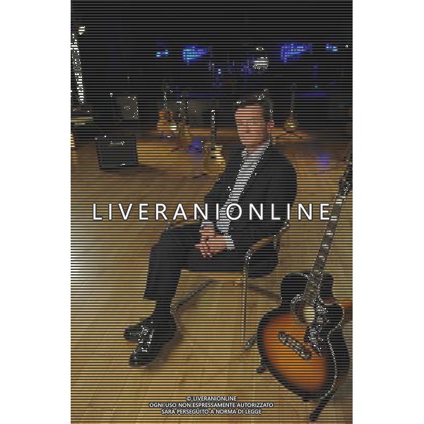Feargal Sharkey on Neil McCormick\'s Needle Time for Vintage TV at Gibson Guitar Studios AG ALDO LIVERANI SAS ONLY ITALY
