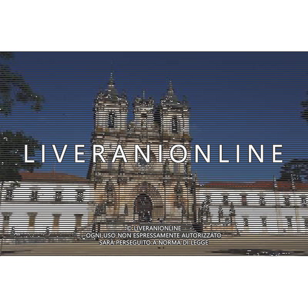 (130531) -- LISBON, May 31, 2013 () -- Photo taken on May 30, 2013 shows the Alcobaca Monastery in Alcobaca, central Portugal. The Alcobaca Monastery is a mediaeval Roman Catholic monastery. It was built in the reign of the first Portuguese king, Afonso Henriques, in 1153. The Alcobaca Monastery was listed by the UNESCO as a world heritage site in 1989. (/Zhang Liyun) (yc) AG ALDO LIVERANI S A S ONLY ITALY