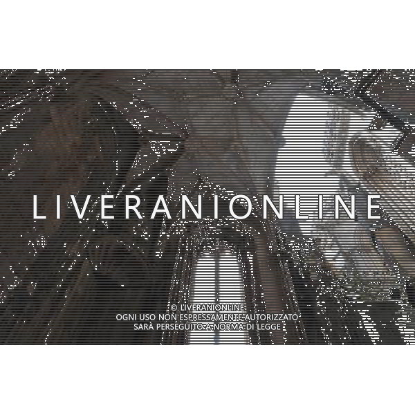 (130531) -- LISBON, May 31, 2013 () -- Photo taken on May 29, 2013 shows the interior of the Monastery of Batalha in Batalha, central Portugal. The Monastery of Batalha is one of the best and original examples of Late Gothic architecture in Portugal, intermingled with the Manueline style. It was built to commemorate the victory of the Portuguese over the Castilians at the battle of Aljubarrota in 1385. The Monastery of Alcobaca was listed by the UNESCO as a world heritage site in 1983. (/Zhang Liyun) (yc) AG ALDO LIVERANI S A S ONLY ITALY