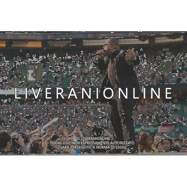 American producer, singer/songwriter, artist Timbaland (born Timothy Zachery Mosley) performs at the Sound Of Change Charity Concert at Twickenham Stadium, Twickenham, England, UK on 1st June 2013 forthe Chime For Change organisation. ©PHOTOSHOT/AGENZIA ALDO LIVERANI SAS - ITALY ONLY - EDITORIAL USE ONLY