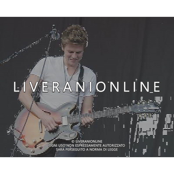 Joel Peat of Lawson performing at the Allstarz Summer Party at the Madejski Stadium, Reading, Berkshire. 1st June 2013. ©PHOTOSHOT/AGENZIA ALDO LIVERANI SAS - ITALY ONLY - EDITORIAL USE ONLY ©Photoshot/Ag. Aldo Liverani s.a.s.-Only Italy-Editorial Use Only