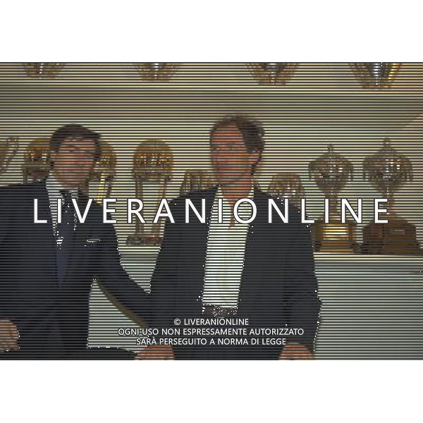 MILANO 23/06/1997 SEDE MILAN VIA TURATI FRANCO BARESI NOMINATO VICE PRESIDENTE MILAN CALCIO NELLA FOTO FRANCO BARESI -ARIEDO BRAIDA AG DFP-AG ALDO LIVERANI S A S