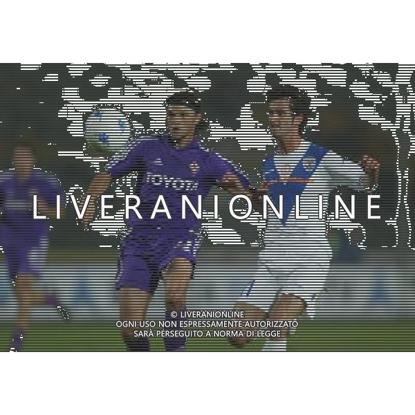 BRESCIA-FIORENTINA COPPA ITALIA TIM CUP 29/09/04 NELLA FOTO UJFALUSI E DEL NERO FOTO FILIPPO VENEZIA/AGENZIA ALDO LIVERANI