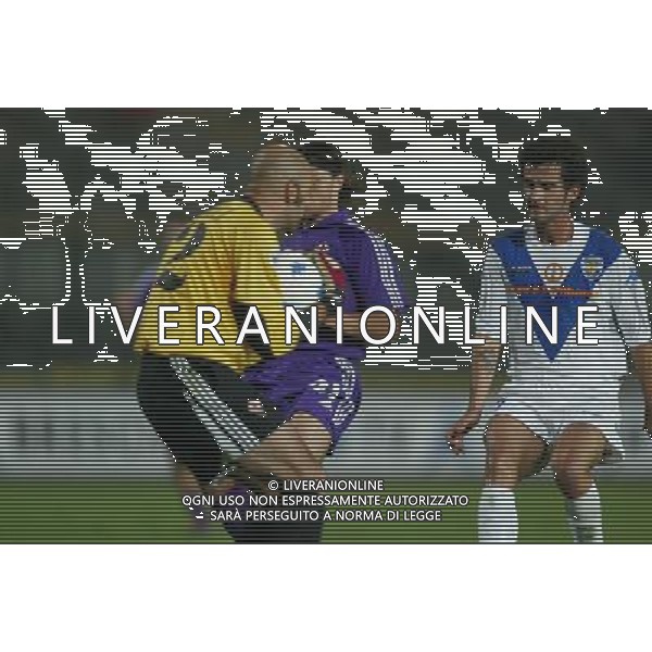 BRESCIA-FIORENTINA COPPA ITALIA TIM CUP 29/09/04 NELLA FOTO LUPATELLI E DEL NERO FOTO FILIPPO VENEZIA/AGENZIA ALDO LIVERANI