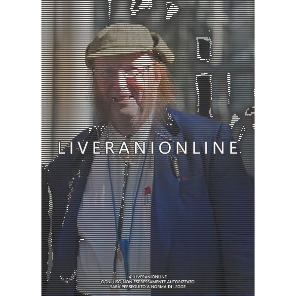 Former Racing pundit John McCririck leaves the Central London Employment Tribunal where he is suing Channel 4 for age discrimination. Mr McCririck is seeking £2.5million in damages and another £500,000 compensation for what he calculates is a loss of earnings, career damage, public humiliation, stress and mental anguish. ©photoshot/AGENZIA ALDO LIVERANI SAS - ITALY ONLY - EDITORIAL USE ONLY