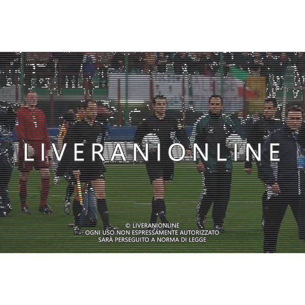 MILANO,26-03-05 DFP/FOTO GIORGIO RAVEZZANI ITALIA-SCOZIA: ARBITRO VASSARAS AG ALDO LIVERANI S A S