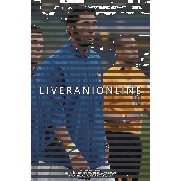 MILANO,26-03-05 DFP/FOTO GIORGIO RAVEZZANI ITALIA-SCOZIA: MARCO MATERAZZI AG ALDO LIVERANI S A S